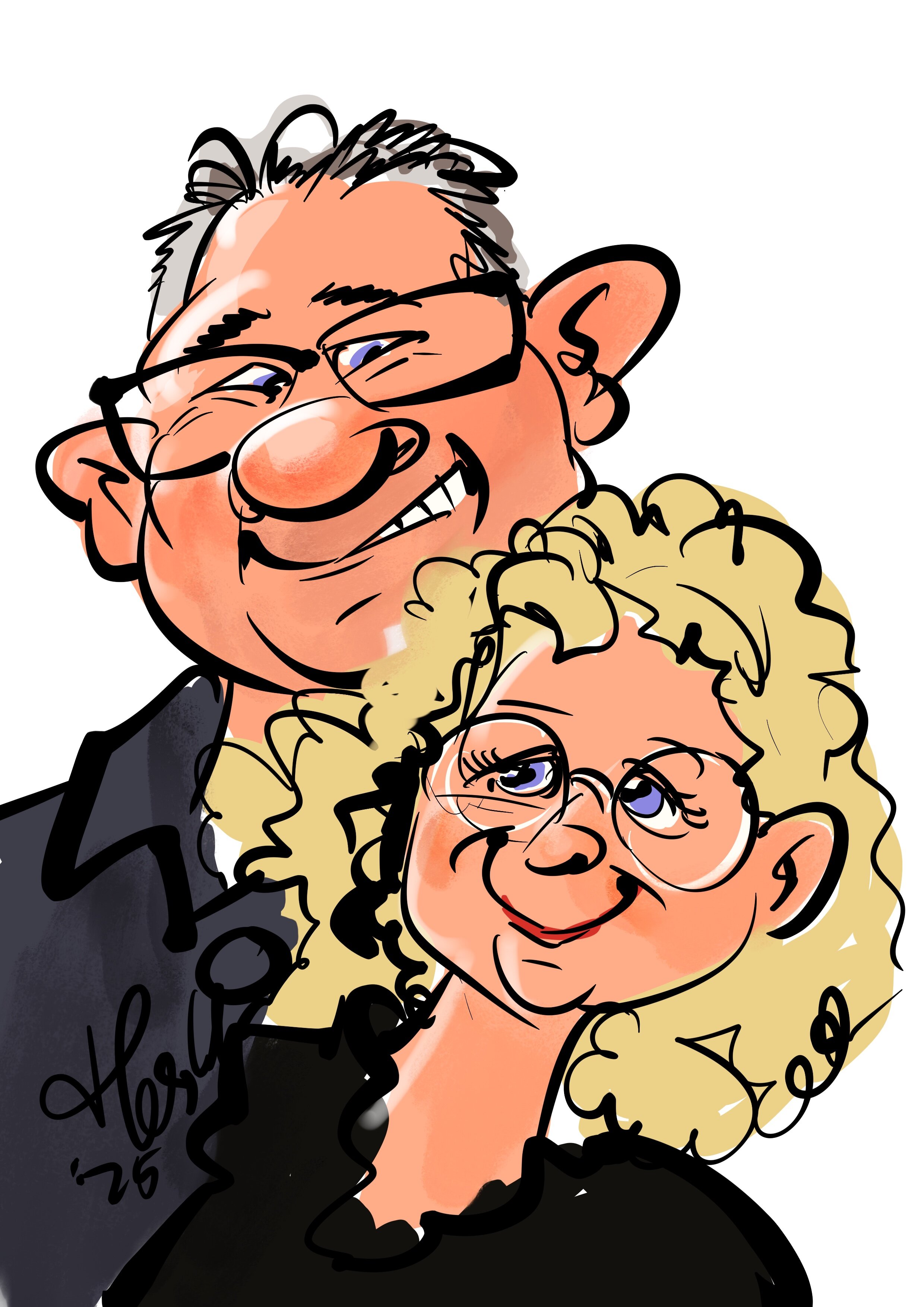 Capi getekend door Harold