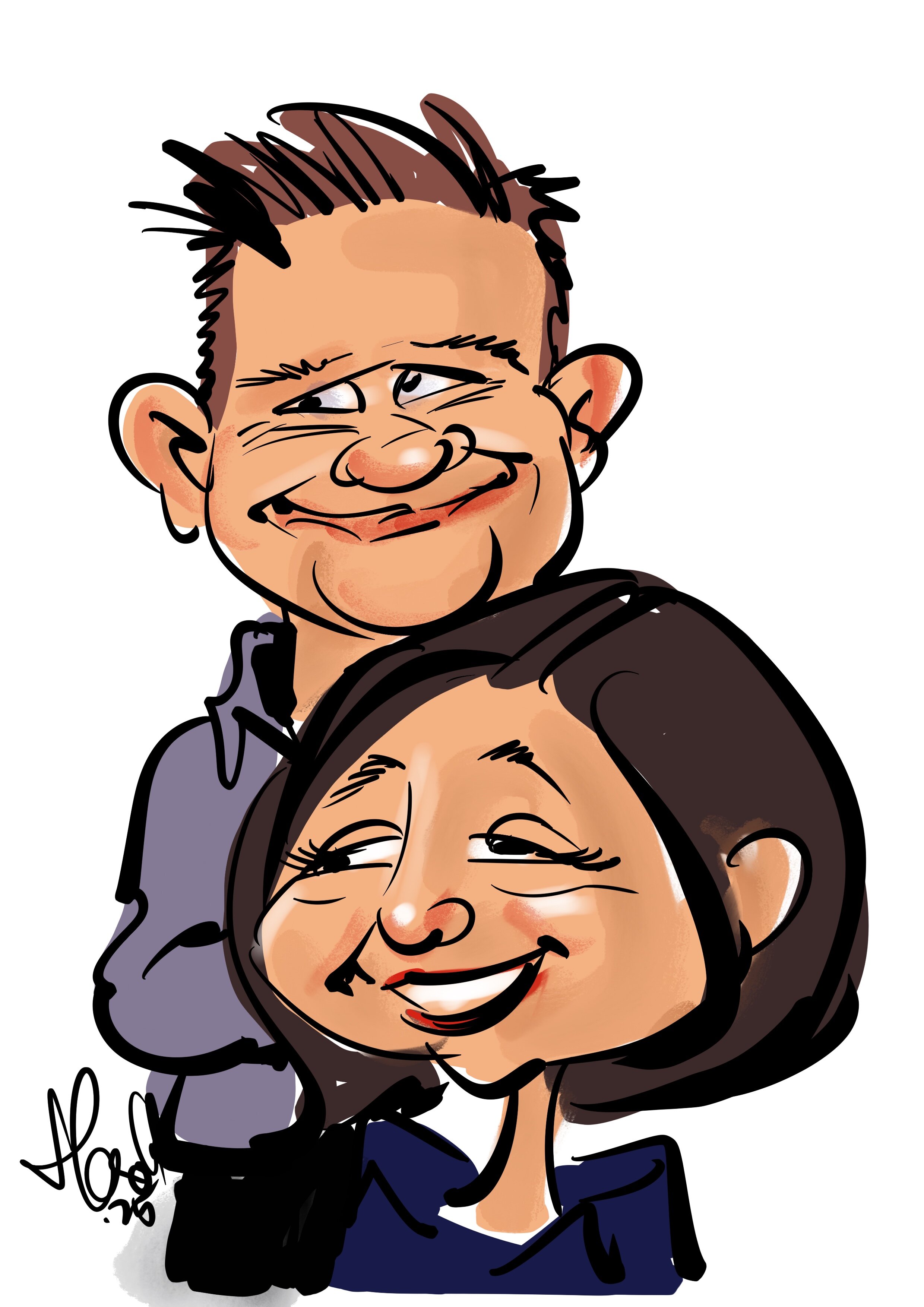 Capi getekend door Harold