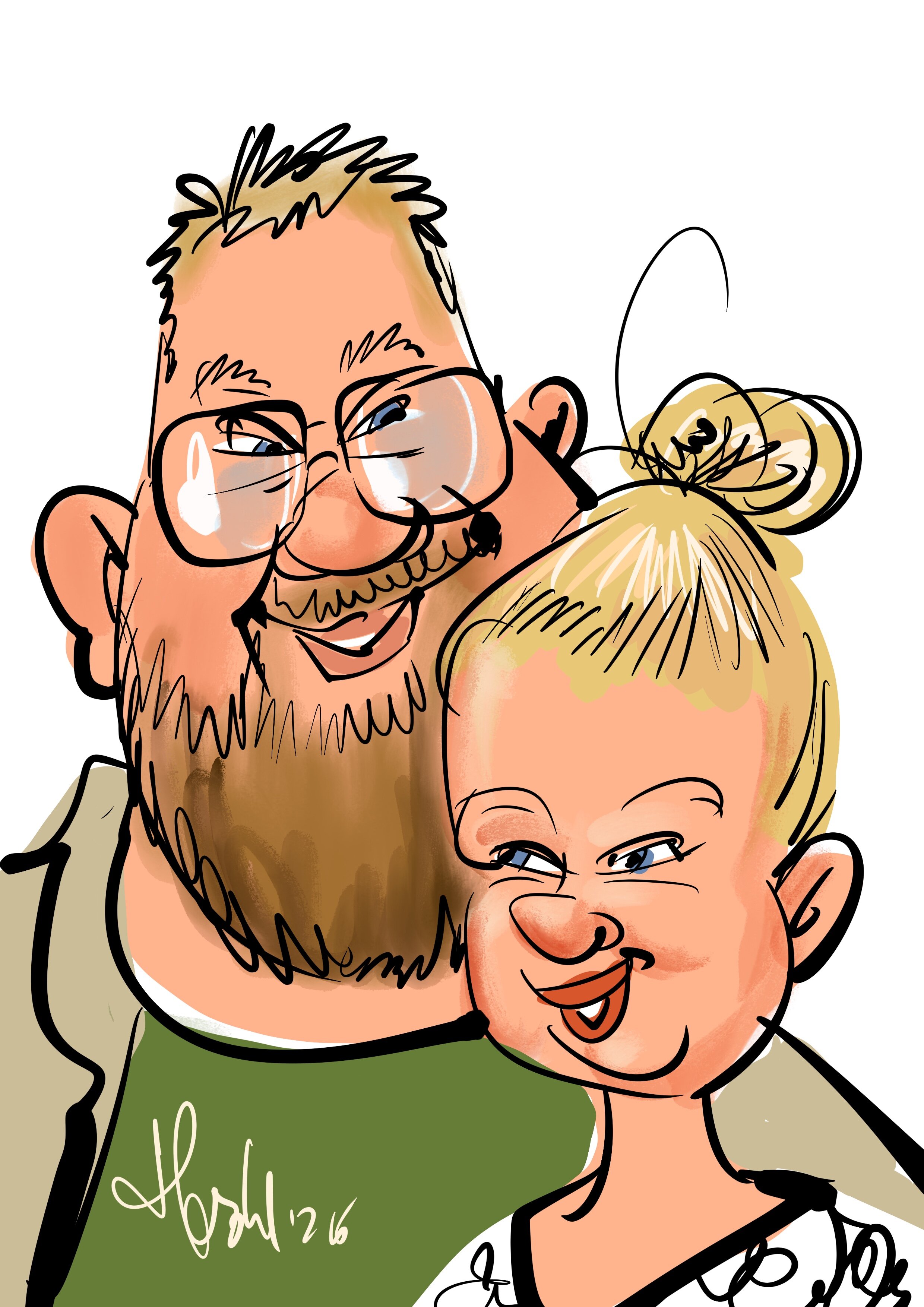 Capi getekend door Harold