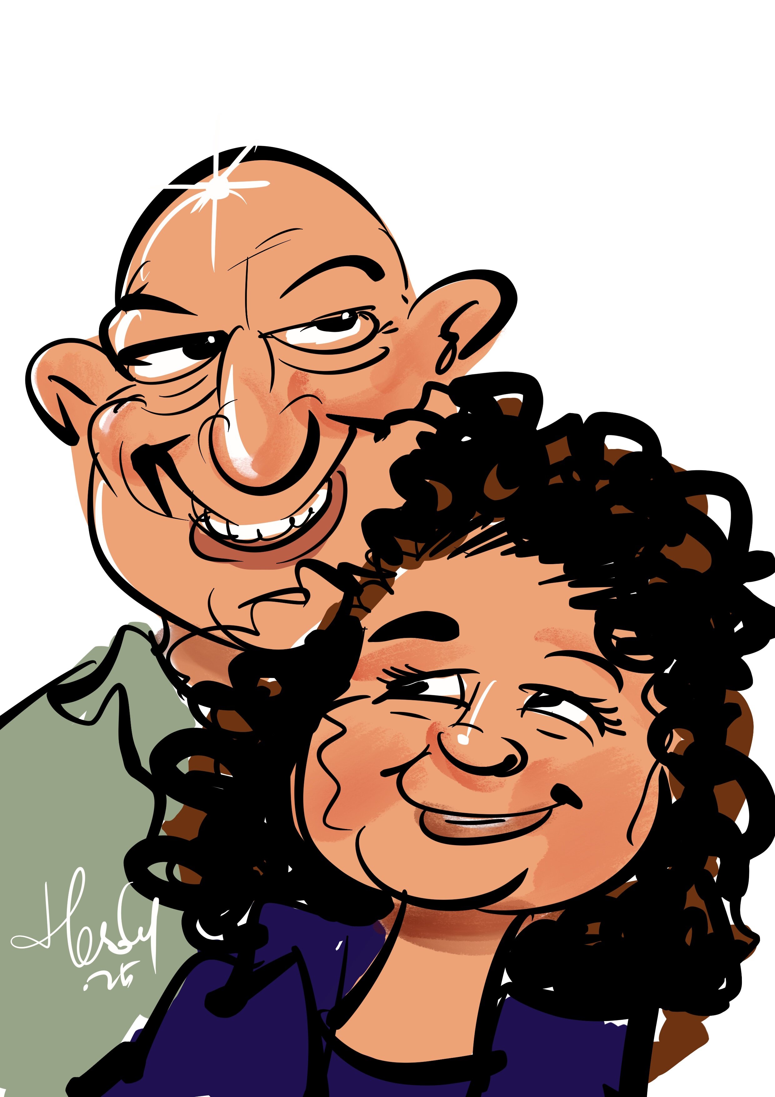 Capi getekend door Harold