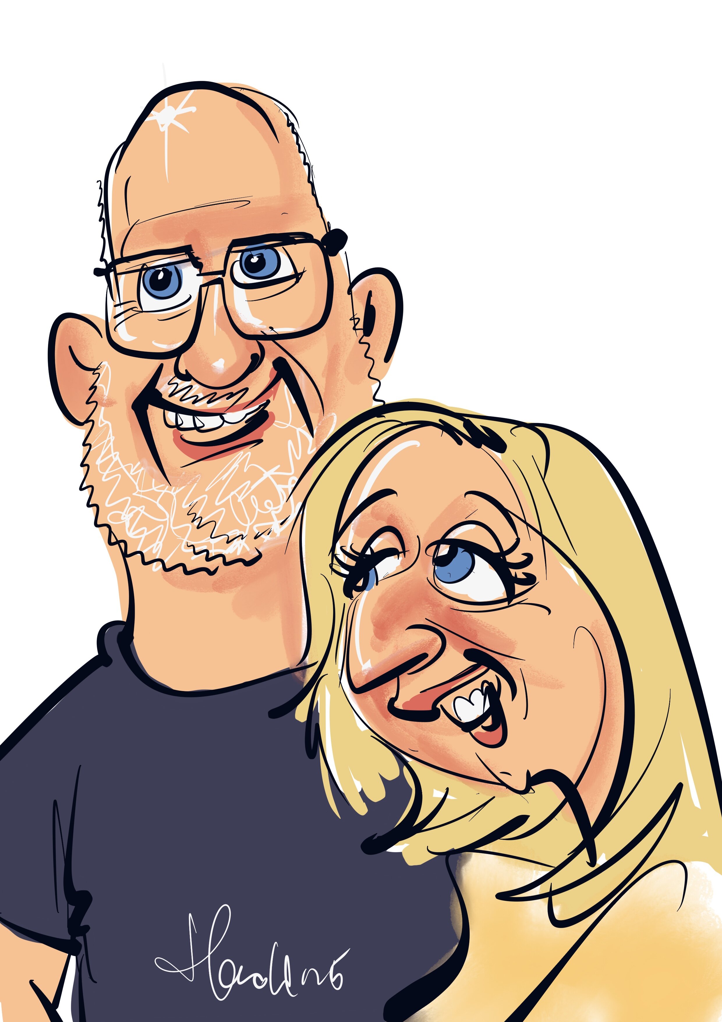 Capi getekend door Harold